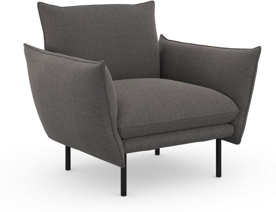 Andas Fauteuil Stine cocktailstoel Bijzonder design door kussen-look en opstaande naad by Morten Georgsen - Foto 2