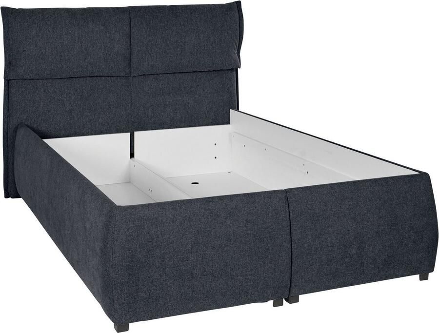 Andas Gestoffeerd bed Jenson als bedframe of met 3 matrassoorten en hardheden - Foto 4