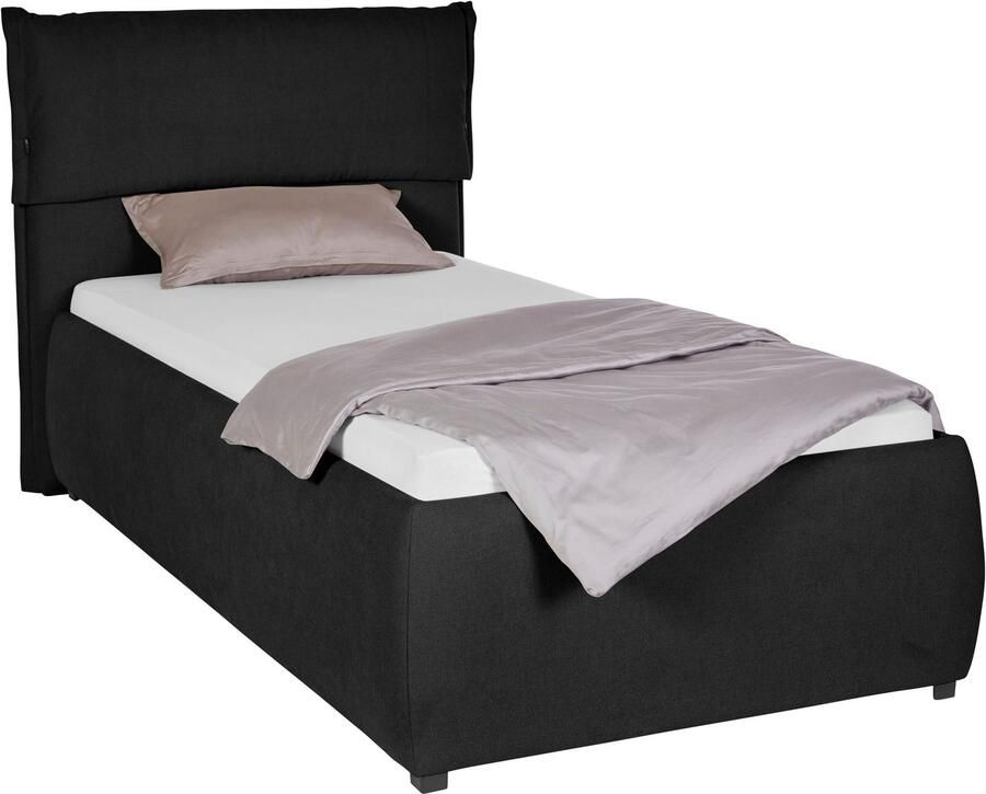 Andas Gestoffeerd bed Jenson als bedframe of met 3 matrassoorten en hardheden - Foto 3