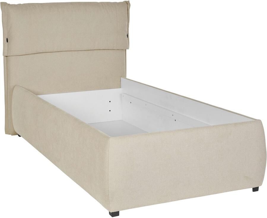Andas Gestoffeerd bed Jenson als bedframe of met 3 matrassoorten en hardheden - Foto 4