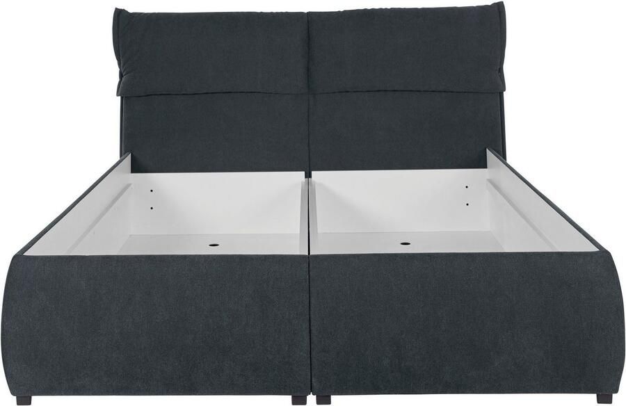 Andas Gestoffeerd bed Jenson als bedframe of met 3 matrassoorten en hardheden - Foto 6