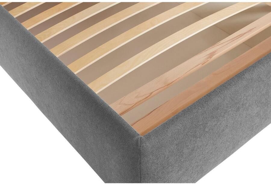 Andas Gestoffeerd bed Jenson als bedframe of met 3 matrassoorten en hardheden - Foto 8