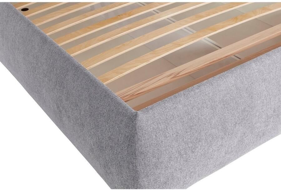 Andas Gestoffeerd bed Jenson als bedframe of met 3 matrassoorten en hardheden - Foto 8