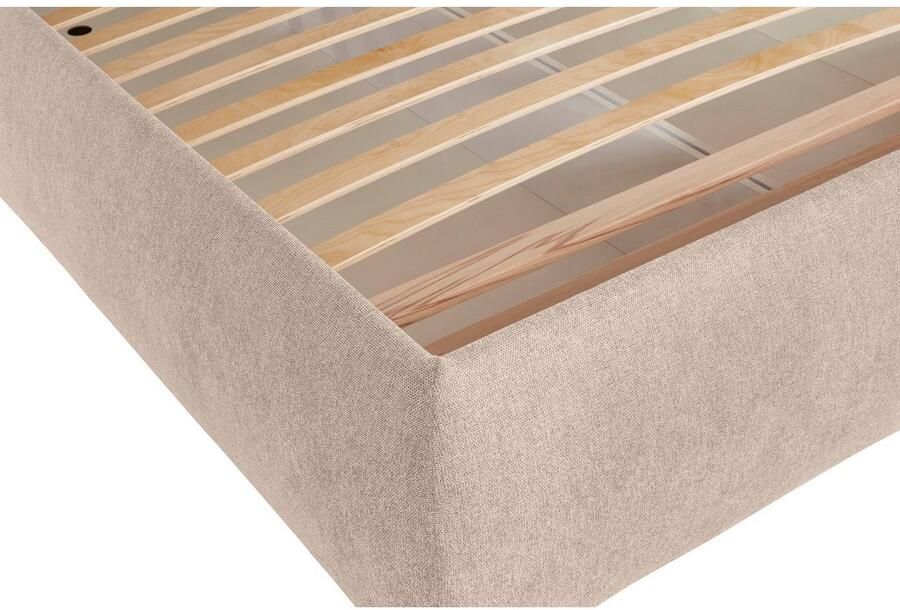 Andas Gestoffeerd bed Jenson als bedframe of met 3 matrassoorten en hardheden - Foto 8