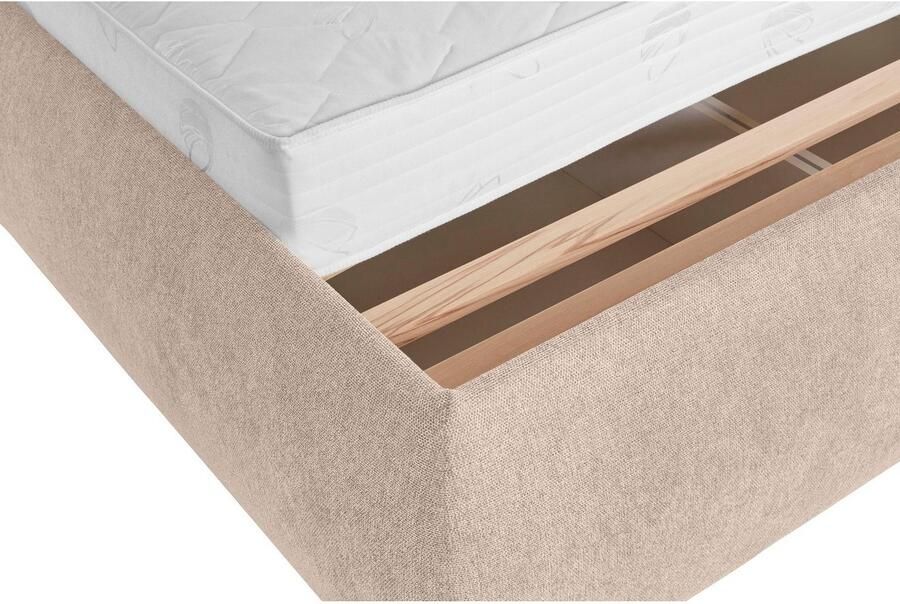 Andas Gestoffeerd bed Jenson als bedframe of met 3 matrassoorten en hardheden - Foto 9