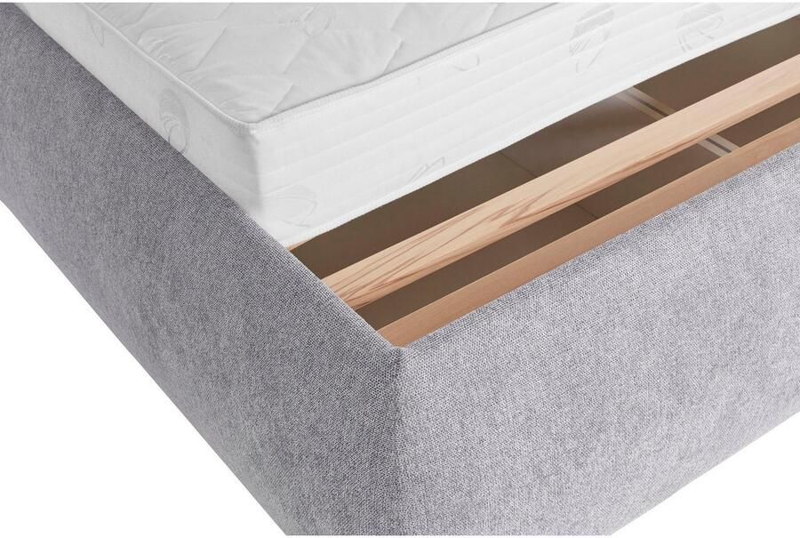 Andas Gestoffeerd bed Jenson als bedframe of met 3 matrassoorten en hardheden - Foto 9