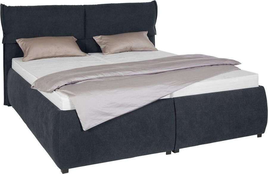 Andas Gestoffeerd bed Jenson als bedframe of met 3 matrassoorten en hardheden - Foto 7