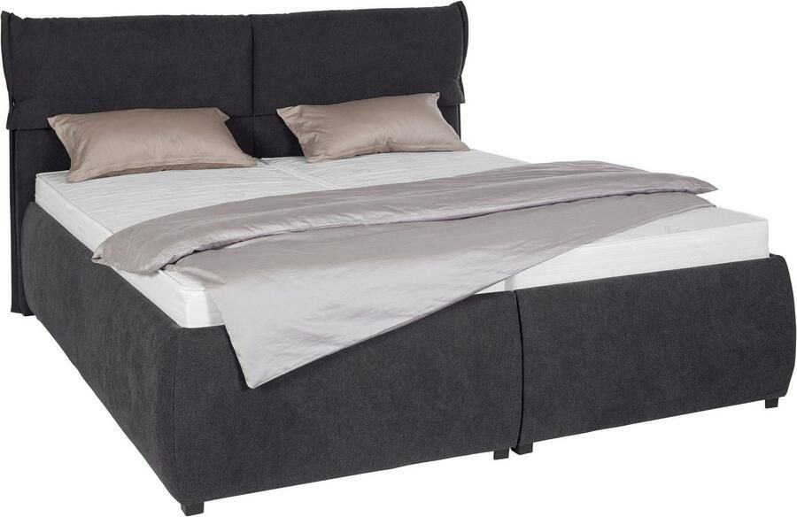 Andas Gestoffeerd bed Jenson als bedframe of met 3 matrassoorten en hardheden - Foto 7