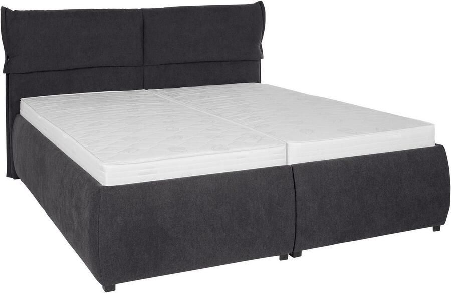Andas Gestoffeerd bed Jenson als bedframe of met 3 matrassoorten en hardheden - Foto 8