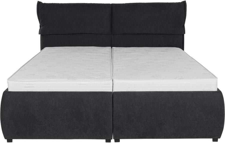 Andas Gestoffeerd bed Jenson als bedframe of met 3 matrassoorten en hardheden - Foto 9