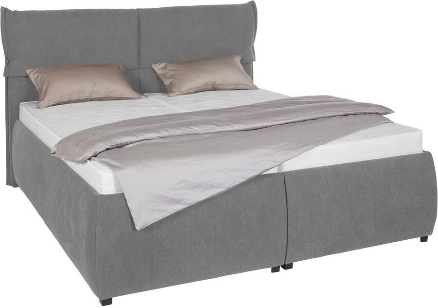 Andas Gestoffeerd bed Jenson als bedframe of met 3 matrassoorten en hardheden - Foto 4