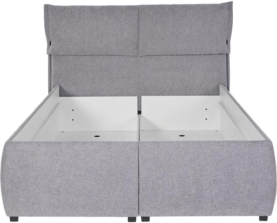 Andas Gestoffeerd bed Jenson als bedframe of met 3 matrassoorten en hardheden - Foto 3