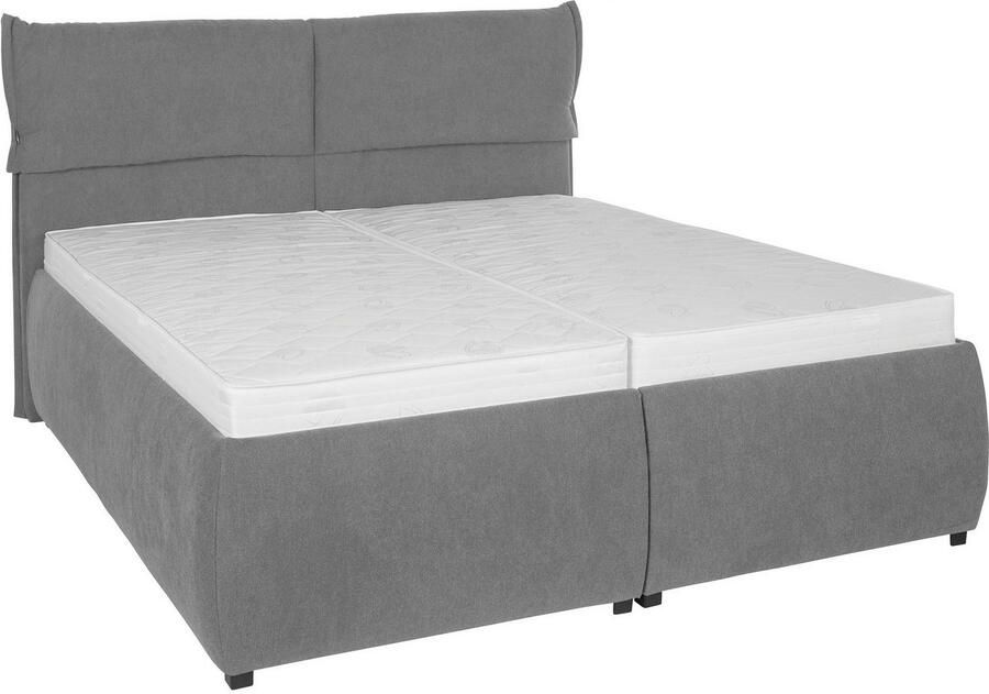Andas Gestoffeerd bed Jenson als bedframe of met 3 matrassoorten en hardheden - Foto 5