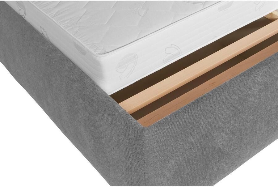 Andas Gestoffeerd bed Jenson als bedframe of met 3 matrassoorten en hardheden - Foto 5
