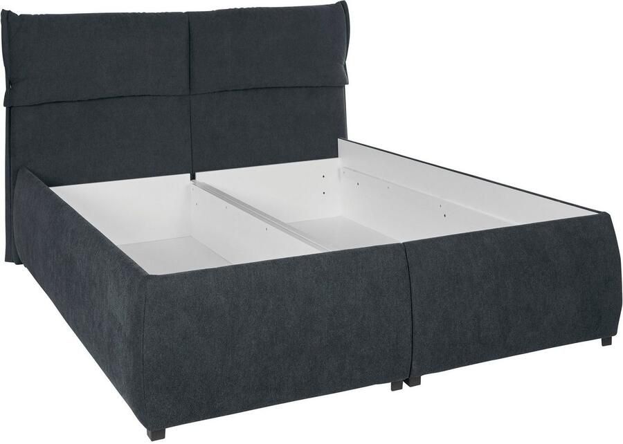 Andas Gestoffeerd bed Jenson als bedframe of met 3 matrassoorten en hardheden - Foto 4