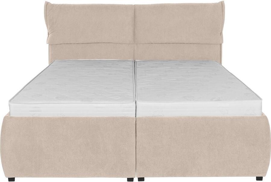 Andas Gestoffeerd bed Jenson als bedframe of met 3 matrassoorten en hardheden - Foto 7