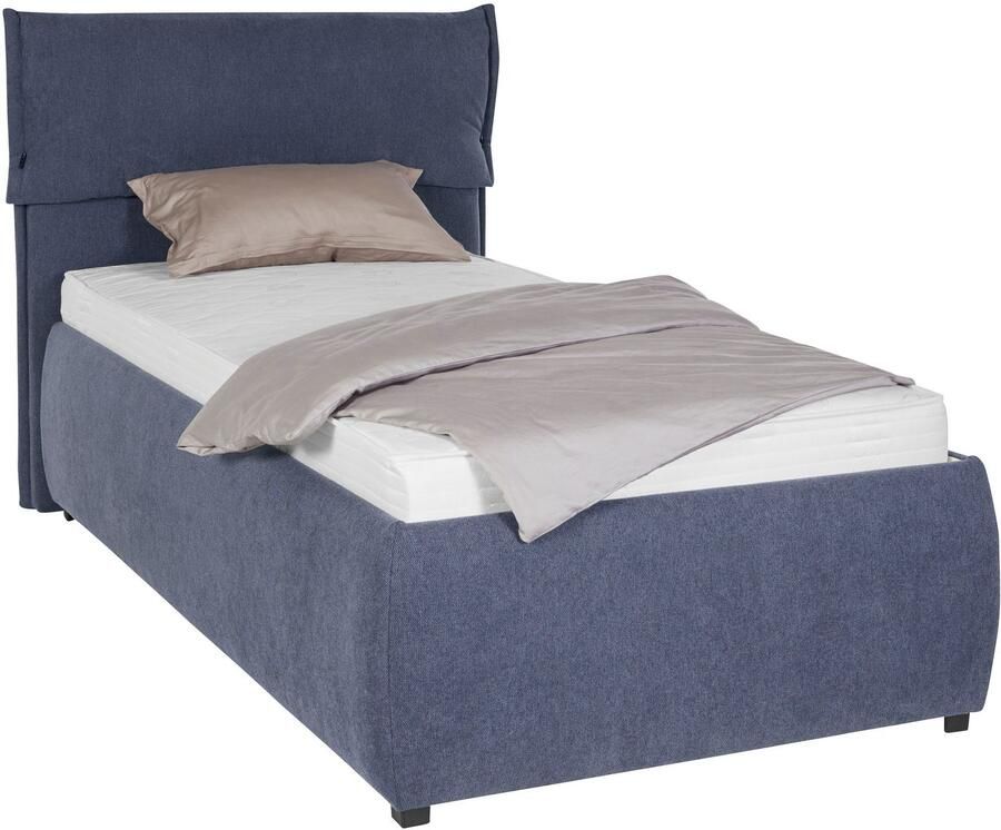 Andas Gestoffeerd bed Jenson als bedframe of met 3 matrassoorten en hardheden - Foto 4