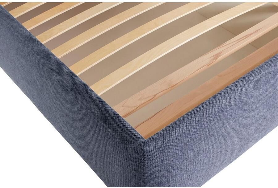 Andas Gestoffeerd bed Jenson als bedframe of met 3 matrassoorten en hardheden - Foto 8