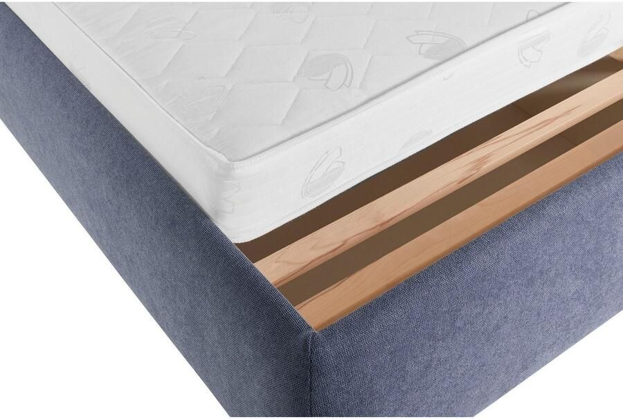 Andas Gestoffeerd bed Jenson als bedframe of met 3 matrassoorten en hardheden - Foto 9