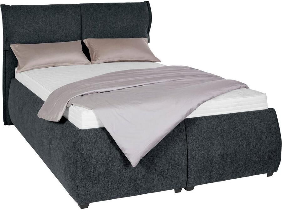 Andas Gestoffeerd bed Jenson als bedframe of met 3 matrassoorten en hardheden - Foto 5