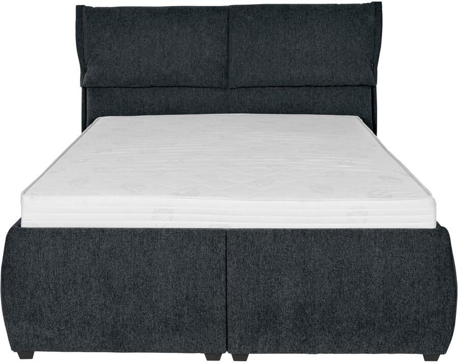 Andas Gestoffeerd bed Jenson als bedframe of met 3 matrassoorten en hardheden - Foto 4