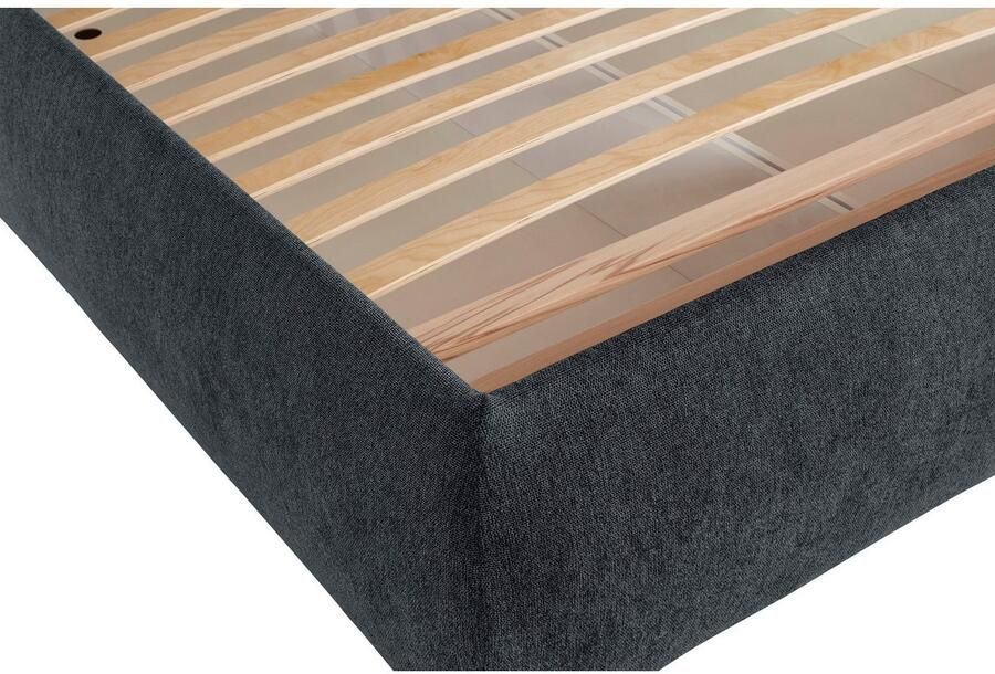 Andas Gestoffeerd bed Jenson als bedframe of met 3 matrassoorten en hardheden - Foto 9