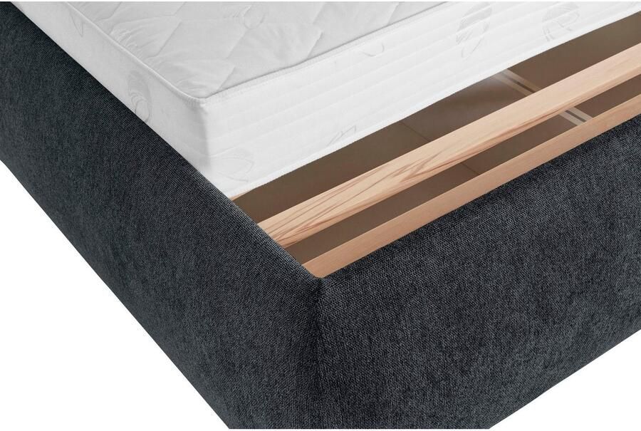 Andas Gestoffeerd bed Jenson als bedframe of met 3 matrassoorten en hardheden - Foto 10