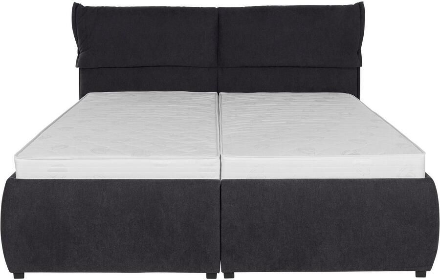 Andas Gestoffeerd bed Jenson als bedframe of met 3 matrassoorten en hardheden - Foto 9