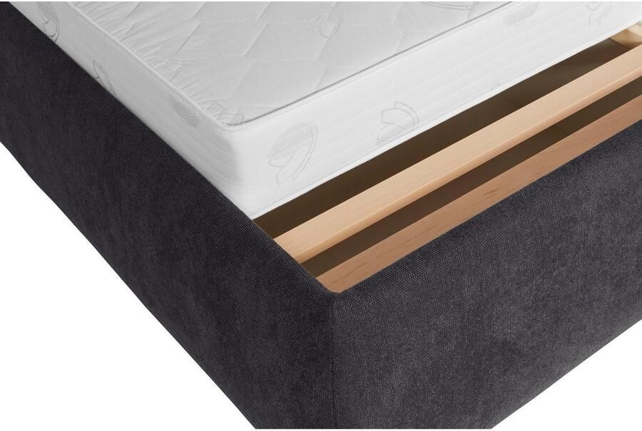 Andas Gestoffeerd bed Jenson als bedframe of met 3 matrassoorten en hardheden - Foto 5