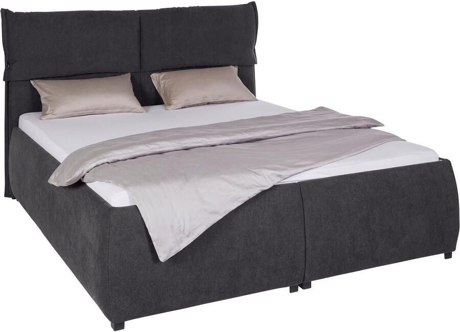 Andas Gestoffeerd bed Jenson als bedframe of met 3 matrassoorten en hardheden - Foto 3