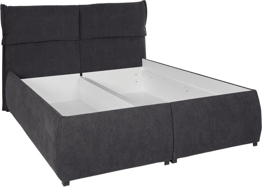 Andas Gestoffeerd bed Jenson als bedframe of met 3 matrassoorten en hardheden - Foto 4