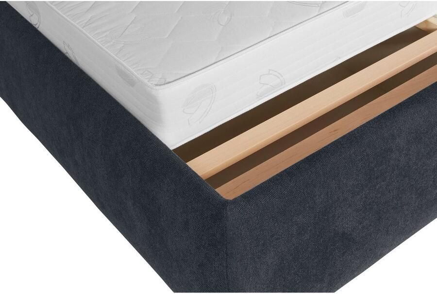 Andas Gestoffeerd bed Jenson als bedframe of met 3 matrassoorten en hardheden - Foto 5