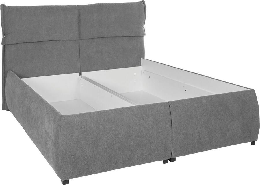 Andas Gestoffeerd bed Jenson als bedframe of met 3 matrassoorten en hardheden - Foto 4