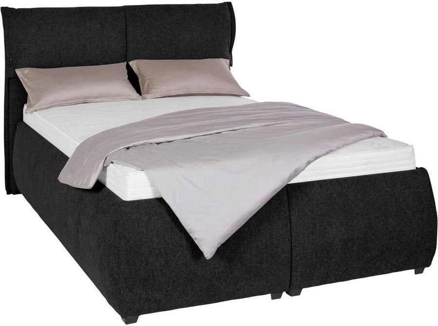Andas Gestoffeerd bed Jenson als bedframe of met 3 matrassoorten en hardheden - Foto 5