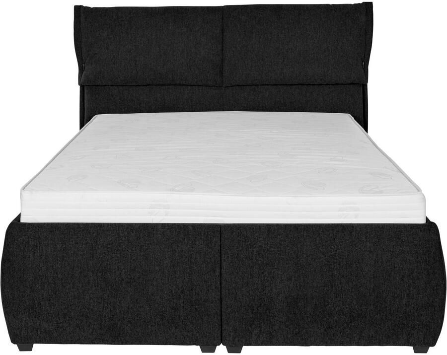Andas Gestoffeerd bed Jenson als bedframe of met 3 matrassoorten en hardheden - Foto 4