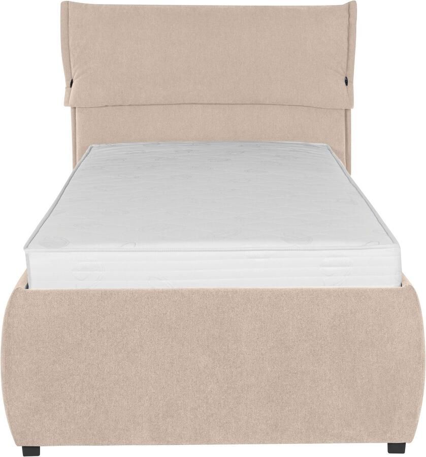 Andas Gestoffeerd bed Jenson als bedframe of met 3 matrassoorten en hardheden - Foto 3
