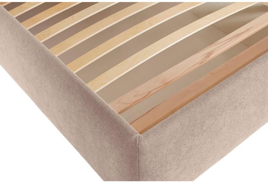 Andas Gestoffeerd bed Jenson als bedframe of met 3 matrassoorten en hardheden - Foto 8