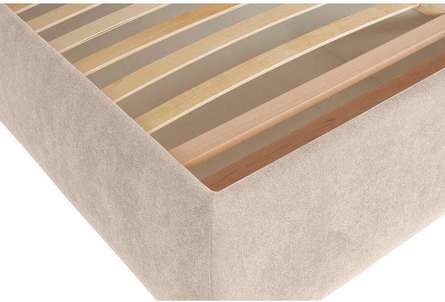 Andas Gestoffeerd bed Jenson als bedframe of met 3 matrassoorten en hardheden - Foto 5