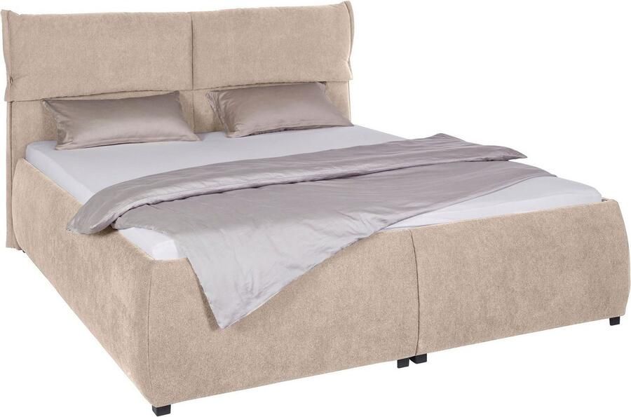 Andas Gestoffeerd bed Jenson als bedframe of met 3 matrassoorten en hardheden - Foto 8