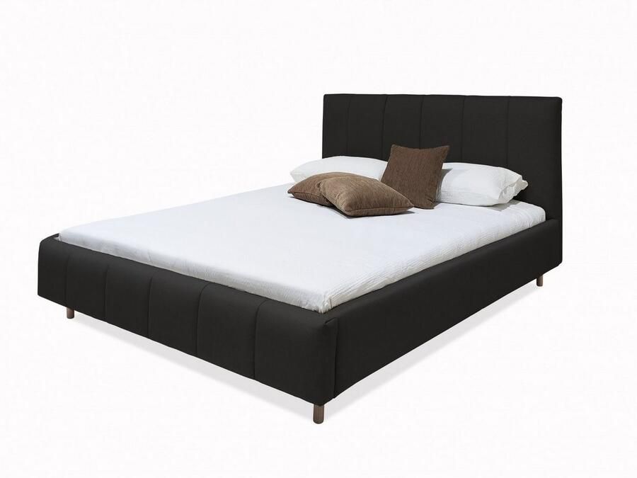 Andas Gestoffeerd bed Muhos met een bekleed hoofdbord incl. lattenbodem - Foto 3