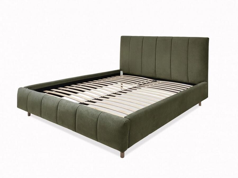 Andas Gestoffeerd bed Muhos met een bekleed hoofdbord incl. lattenbodem - Foto 3