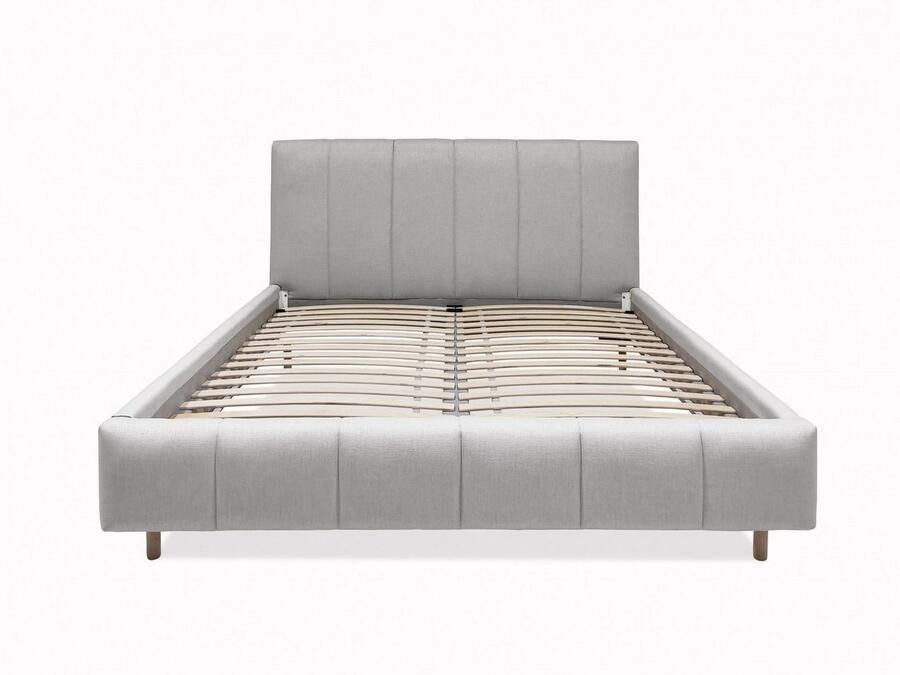 Andas Gestoffeerd bed Muhos met een bekleed hoofdbord incl. lattenbodem - Foto 4