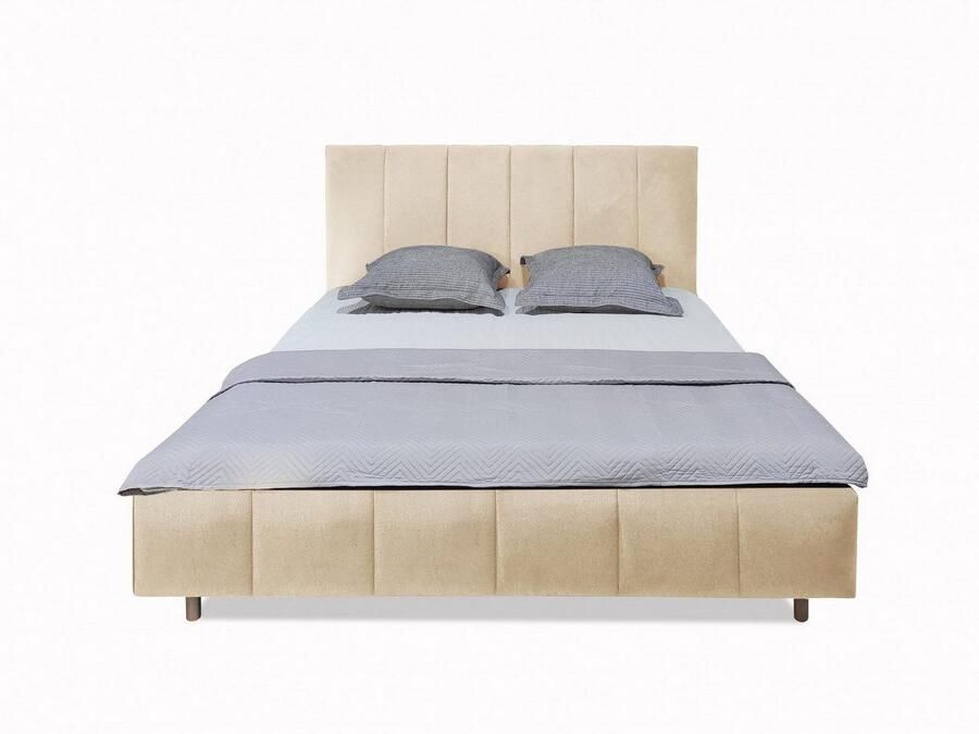 Andas Gestoffeerd bed Muhos met een bekleed hoofdbord incl. lattenbodem - Foto 2