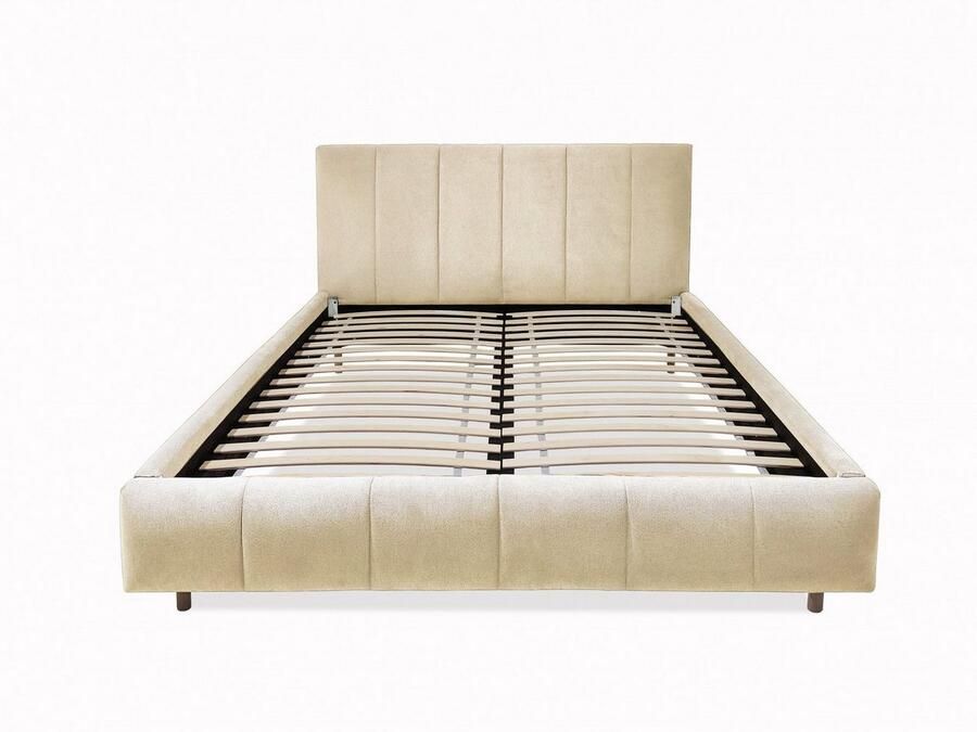 Andas Gestoffeerd bed Muhos met een bekleed hoofdbord incl. lattenbodem - Foto 4