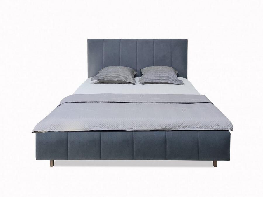 Andas Gestoffeerd bed Muhos met een bekleed hoofdbord incl. lattenbodem - Foto 3