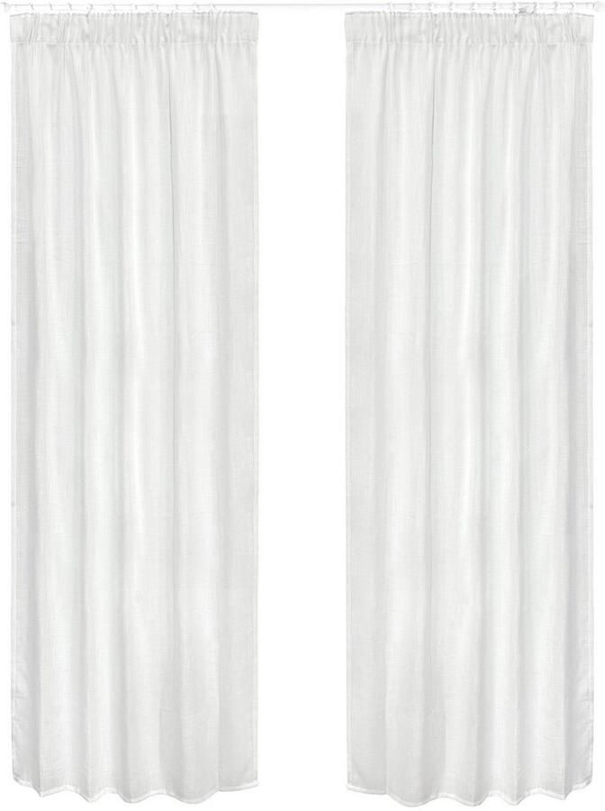 Andas Gordijn Tursik Ondoorzichtig linnen-look polyester (1 stuk) - Foto 4