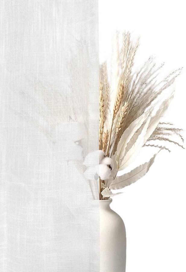 Andas Gordijn Tursik Ondoorzichtig linnen-look polyester (1 stuk) - Foto 7