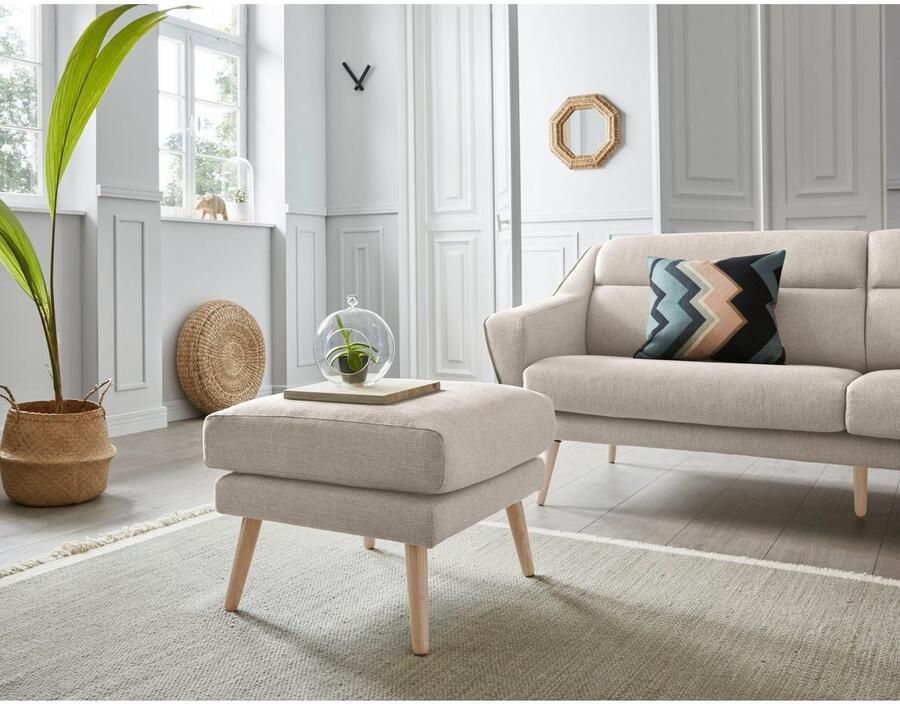 OTTO Hocker Bille met eiken poten design by morten georgsen - Foto 3