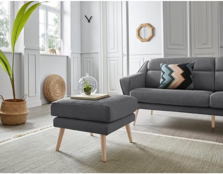 OTTO Hocker Bille met eiken poten design by morten georgsen - Foto 3