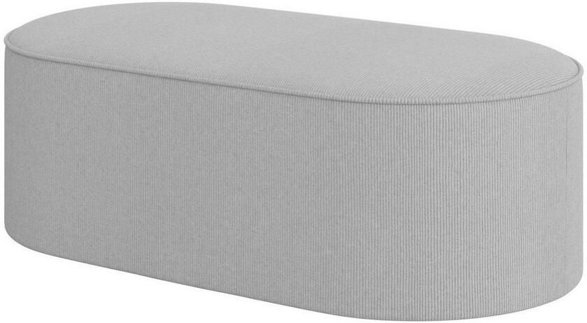 Andas Hocker EIVIND zitpoef afmetingen: B D H: 142 70 48 cm ook in bouclé en fijncord met golfondersteuning - Foto 4